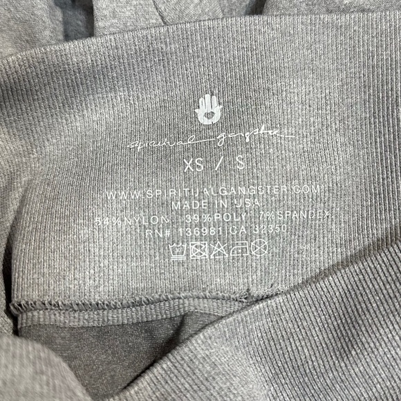 Spiritual Gangster Seamless Heather High Rise Leggings [13115] - Picture 9 of 9